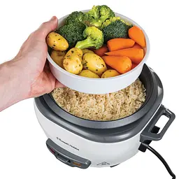 Рисоварка Russell Hobbs Medium сіро-чорний 300 Вт (27030-56) - мініатюра 6