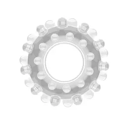 Ерекційне кільце Power Plus Cockring 2 Clear прозоре - мініатюра 4