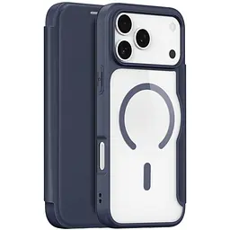 Чохол-книжка Dux Ducis Skin X Pro with MagSafe для Apple iPhone 17 Pro Max (6.9) Blue - мініатюра 2