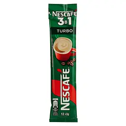 Напій кавовий розчинний Nescafe 3 в 1 Turbo стік 12 г - мініатюра 2