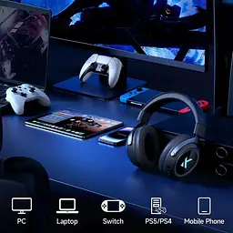 Игровая гарнитура MCHOSE X9 Wireless (MC-X9-3) Rose Red (G-000003853) - миниатюра 4