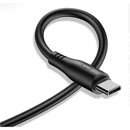 Кабель Usams U18 Round USB-A - USB-C 2A 1m Black (US-SJ267) [66962] - мініатюра 2