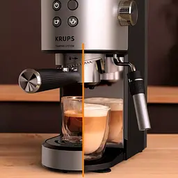 Кавоварка ріжкова Krups Virtuoso+ Tamping System 1 л сіра (XP499EE0) - мініатюра 8
