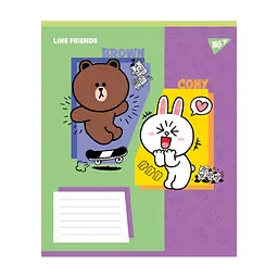 Зошит Yes Line Friends Funny А5 12 аркушів лінія (767639), в асортименті - мініатюра 6
