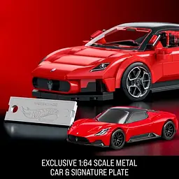 Колекційна машинка-конструктор Hot Wheels Mattel Brick Shop Speed Maserati (JFR90) - мініатюра 5