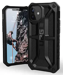 Чохол оригінальний протиударний UAG Monarch (Original) 112341114040 для iPhone 12 Mini (5.4") Black - мініатюра 10