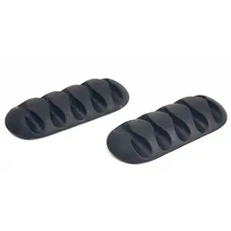 Тримач для кабелю PowerPlant CC-947 (Black) * 2 (CA910434) - мініатюра 1