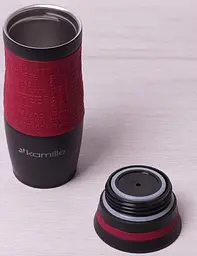 Термокухоль Machiato-II з нержавіючої сталі Kamille 380 мл kuh0009297 - мініатюра 4