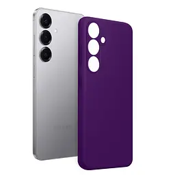 Чохол MAKE Samsung S25 Silicone Deep Purple - мініатюра 4