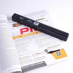 Сканер A4 Media-Tech ScanLine MT4090, 900 dpi, USB, Micro SD, портативний, 2 бат-ки АА, OCR чорний - мініатюра 8