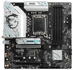 Материнська плата MSI B760M GAMING PLUS WIFI (B760M GAMING PLUS WIFI) (Socket 1700, Intel B760, Micro-ATX)