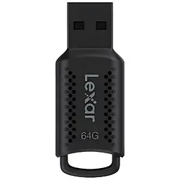 USB флеш накопичувач Lexar 64GB JumpDrive V400 Black USB 3.0 (LJDV400064G-BNBNG) - мініатюра 2