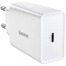 Зарядний пристрій Baseus Speed Mini Quick Charger USB-C 20W EU Black - мініатюра 2