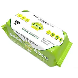 Серветки для прибирання Lime вологі 100 шт.