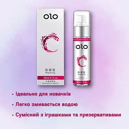 Лубрикант Olo Warming на водній основі з зігріваючим ефектом 60 мл (ROZ6400230293) - мініатюра 2