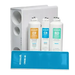 Компактний розумний фільтр зворотного осмосу Ecosoft CROSS60 (MO3400PECO) - мініатюра 3