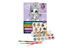 Набір для розпису за номерами 30x40 см KHO6284 "L.O.L. Tweens Fancy Gurl" Ideyka - мініатюра 2