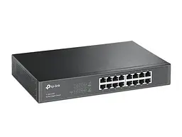 Комутатор TP-LINK TL-SG1016D, 16x100/1000 Mb/s, металевий корпус, некерований - мініатюра 2