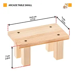 Іграшка для гризунів Ferplast Arcade Table Wooden Toy 14,5x9x7 см 84660170 - мініатюра 2