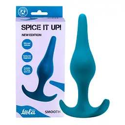 Анальна пробка Lola Games Plug Smooth Aquamarine 12.5 см (синій) - мініатюра 7