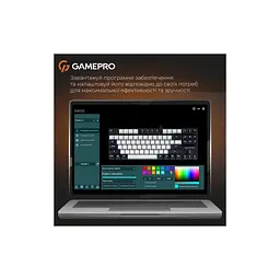 Клавіатура GamePro Genesis Metallic MK110B Outemu Red Switch USB UA Black (MK110B) - мініатюра 11
