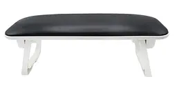 Підлокітник для манікюру Nail Hand Pillow Ергономічна підставка під руку 32 х 10,5 см складні ніжки Чорний - мініатюра 2
