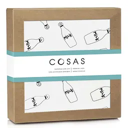 Пелюшки фланелеві Cosas Milk 80х100 см, білі