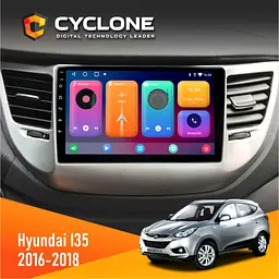 Штатна магнітола Hyundai ix35 2016-2018 Cyclone C9-001 2x32 CPL Cyclone (НФ-00002261)