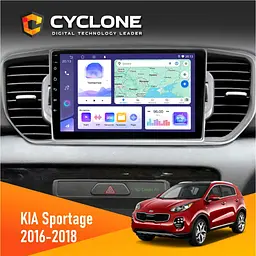 Штатна магнітола Kia Sportage 4 (QL) 2016-2018 CAN Cyclone C9-011 4x64, DSP Cyclone (НФ-00007059)