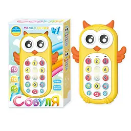 Телефон Совуля WToys українська озвучка, пісні, дзеркальце, 80603