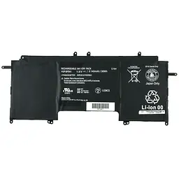 Акумулятор для ноутбука Sony BPS41 (VGP-BPS41, Sony Vaio Flip SVF13N, SVF13N13CXB series) 11.25V 3140 mAh 36Wh Black - мініатюра 3