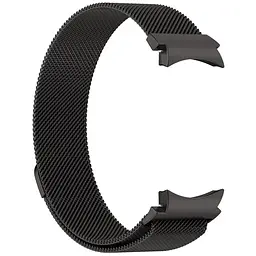 Ремінець для Samsung Galaxy Watch 5 Pro 45mm - чорний ширина кріплення 20мм металевий Watchbands Milanese Button (W42-6WB47561715) - мініатюра 4