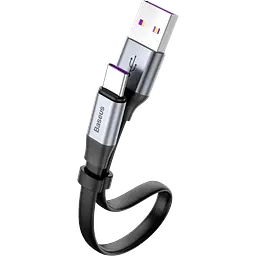 Кабель Baseus Simple HW Quick Charge Cable USB to Type-C 40W 0,23m CATMBJ-BG1 Black-Grey