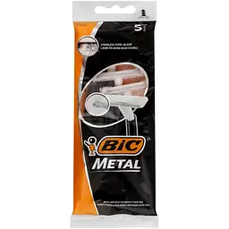 Бритва чоловіча BIC Metal без змінних картриджів 5 шт.