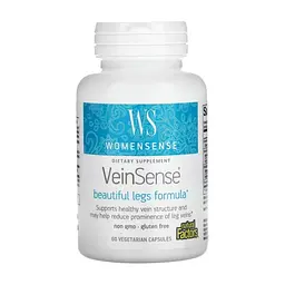 Витаминно-минеральный комплекс Natural Factors Поддержка вен для женщин, WomenSense, VeinSense, 60 вегетариански (NFS-04943)