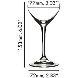 Набір келихів для коктейлів Riedel Nick & Nora 140 мл 2 шт. (6417/05) - мініатюра 4