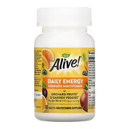 Мультивітаміни, Daily Energy (With Iron) - 60 tabs - мініатюра 3