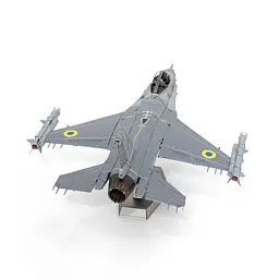 Металевий 3D конструктор "Винищувач F-16 Fighting Falcon на озброєнні Повітряних Сил України" (ME1046U) - мініатюра 5