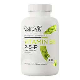 Вітамін В6 OstroVit Vitamin B6 P-5-P, 60 капсул