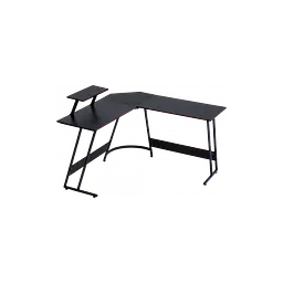 Геймерський комп'ютерний стіл GT Racer T-1741 (130x130x45x73) Black