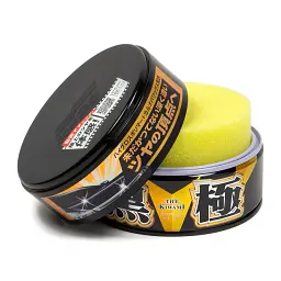 Твердий віск SOFT99 Kiwami Extreme Gloss Wax Black для темних автомобілів, 200 г, SF-00193