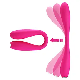 Вібратор Pretty Love Yedda Stimulator Pink - мініатюра 6