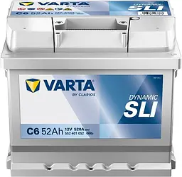 Акумулятор Varta Dynamic SLI 12В 52Аг 520А (EN) R+ (552401052) - мініатюра 3