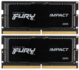 Модуль пам'яті Kingston Fury DDR5 64GB (2х32) 5600Mhz Impact SO-DIMM (KF556S40IBK2-64)