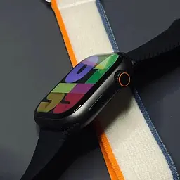 Сенсорний розумний смарт-годинник Smart HK9 Pro Plus меню українською мовою Black (16076-hbr) - мініатюра 2