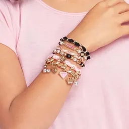Міні-набір для створення шарм-браслетів 'Рожевий зорепад' Juicy Couture Make it Real MR4432 - мініатюра 4