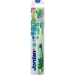 Зубна щітка дитяча Jordan Step 3 м`яка зелена (6220320)