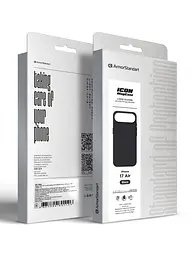 Силиконовый чехол с MagSafe для Apple iPhone 17 Air, ICON2 MagCase, черный, противоударный, панель с мягкой подкладкой, защита всего корпуса, поддержка беспроводной зарядки, совместим с защитными стеклами и пленками, ArmorStandart (ARM86250) - мініатюра 10