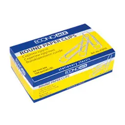 Скріпки канцелярські Economix 50 мм кругла, 100 шт (E41010)