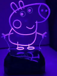 Світильник нічник 3D планшет USB, акумулятор, ручка для написів - мініатюра 2